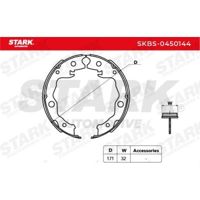 Klocki hamulcowe Stark SKBS-0450144 SKBS-0450144 - foto 5