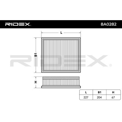 Filtr Powietrza RIDEX 8A0282 8A0282 - foto 3