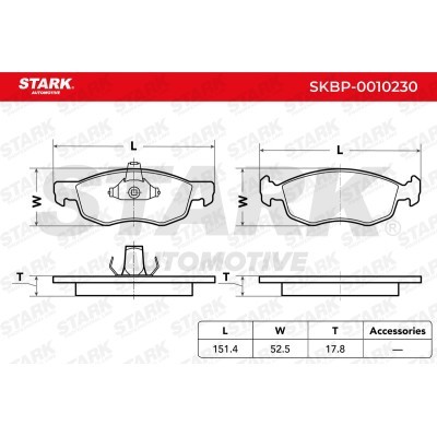 Klocki hamulcowe Stark SKBP-0010230 SKBP-0010230 - foto 6