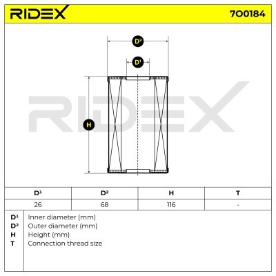 Filtr Oleju RIDEX 7O0184 7O0184 - foto 7