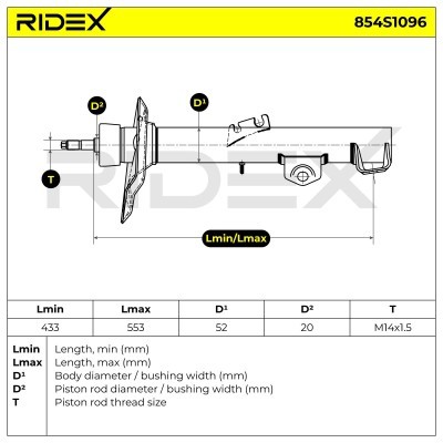Amortyzator RIDEX 854S1096 854S1096 - foto 7