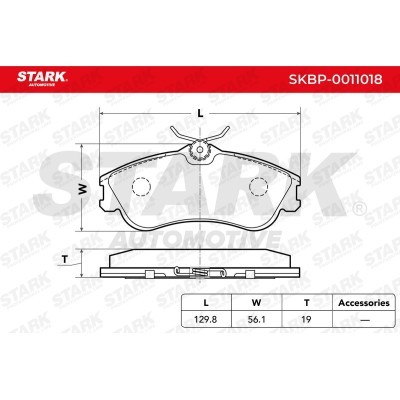 Klocki hamulcowe Stark SKBP-0011018 SKBP-0011018 - foto 4
