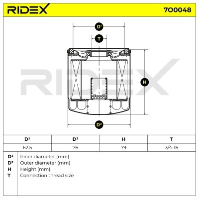 Filtr Oleju RIDEX 7O0048 7O0048 - foto 5
