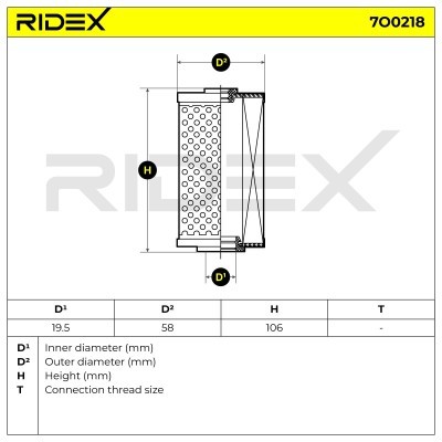 Filtr Oleju RIDEX 7O0218 7O0218 - foto 6