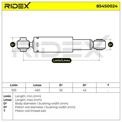 Amortyzator RIDEX 854S0024 854S0024 - foto 7