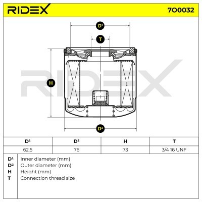 Filtr Oleju RIDEX 7O0032 7O0032 - foto 5