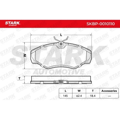 Klocki hamulcowe Stark SKBP-0010110 SKBP-0010110 - foto 3