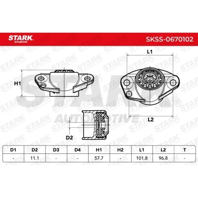 Mocowanie Amortyzatora Stark SKSS-0670102 SKSS-0670102 - foto 4
