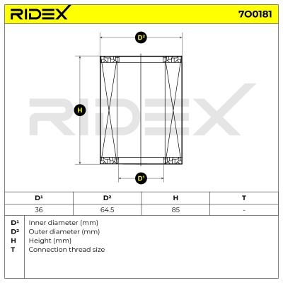 Filtr Oleju RIDEX 7O0181 7O0181 - foto 5