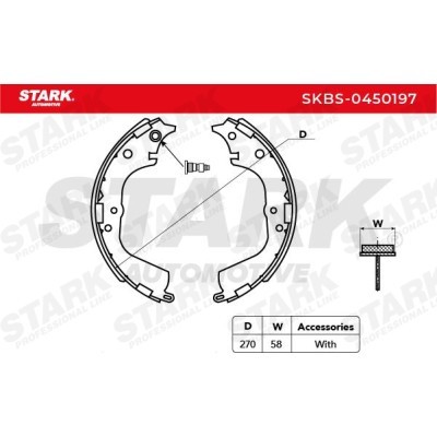 Klocki hamulcowe Stark SKBS-0450197 SKBS-0450197 - foto 5