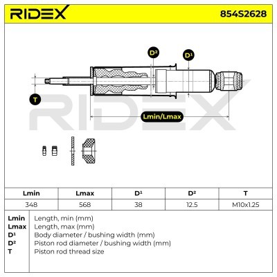 Amortyzator RIDEX 854S2628 854S2628 - foto 9