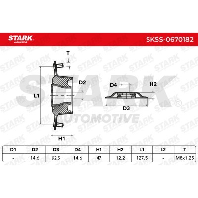 Mocowanie Amortyzatora Stark SKSS-0670182 SKSS-0670182 - foto 6