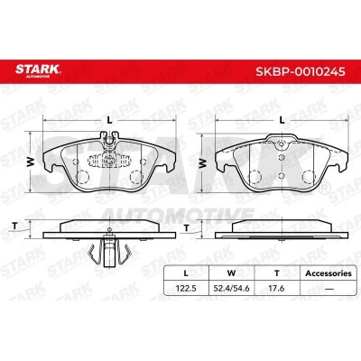 Klocki hamulcowe Stark SKBP-0010245 SKBP-0010245 - foto 4