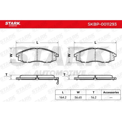 Klocki hamulcowe Stark SKBP-0011293 SKBP-0011293 - foto 5