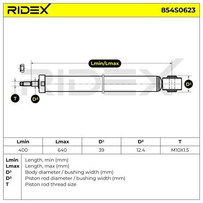 Amortyzator RIDEX 854S0623 854S0623 - foto 8
