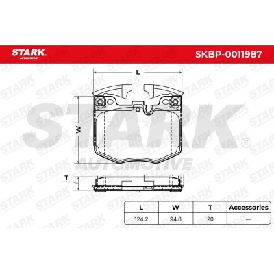 Klocki hamulcowe Stark SKBP-0011987 SKBP-0011987 - foto 5