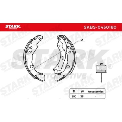 Klocki hamulcowe Stark SKBS-0450180 SKBS-0450180 - foto 5