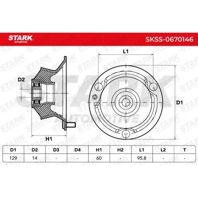 Mocowanie Amortyzatora Stark SKSS-0670146 SKSS-0670146 - foto 5
