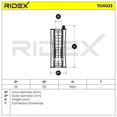 Filtr Oleju RIDEX 7O0023 7O0023 - foto 6