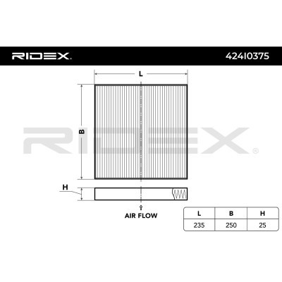 Filtr Kabinowy RIDEX 424I0375 424I0375 - foto 3