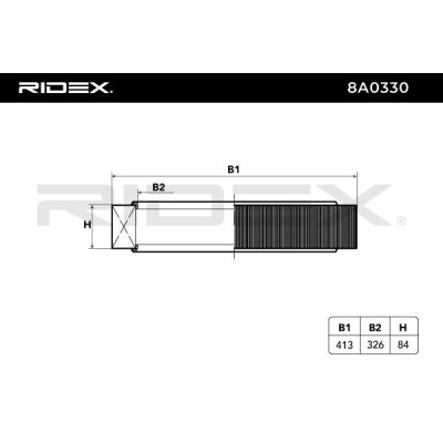 Filtr Powietrza RIDEX 8A0330 8A0330 - foto 6