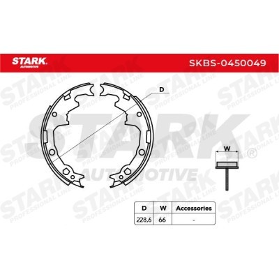 Klocki hamulcowe Stark SKBS-0450049 SKBS-0450049 - foto 4