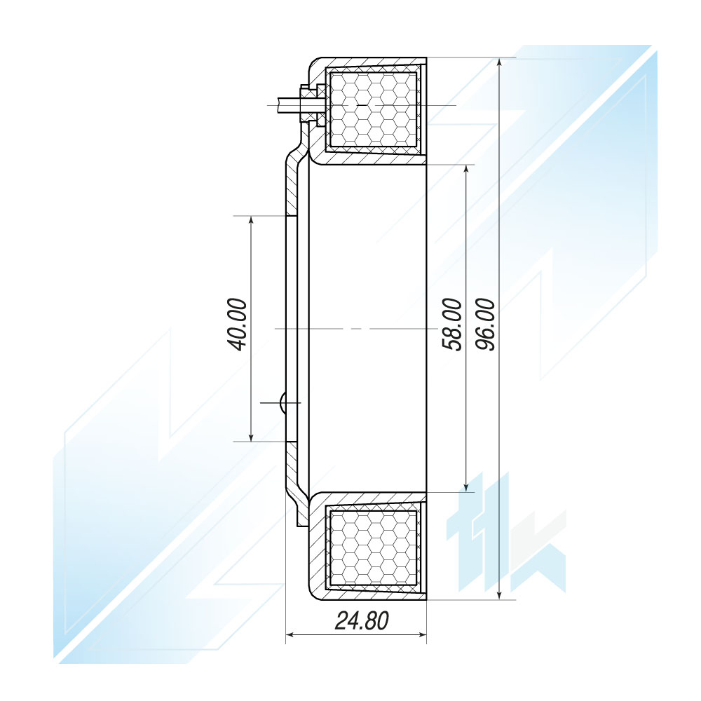 Elektromagnes Sprężarki Klimatyzacji PANASONIC V08 Suzuki, 12V 116PV08200 - foto 3