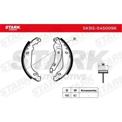 Klocki hamulcowe Stark SKBS-0450096 SKBS-0450096 - foto 5