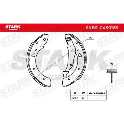 Klocki hamulcowe Stark SKBS-0450165 SKBS-0450165 - foto 5