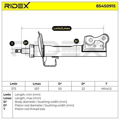 Amortyzator RIDEX 854S0915 854S0915 - foto 5