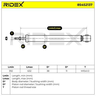 Amortyzator RIDEX 854S2137 854S2137 - foto 6
