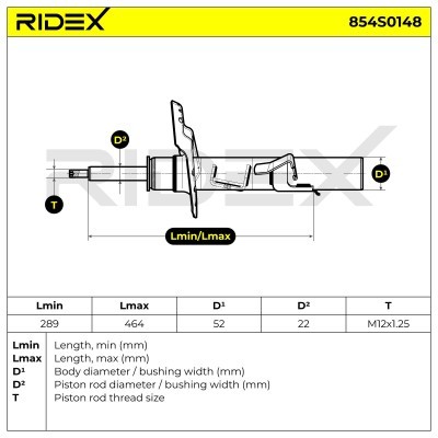 Amortyzator RIDEX 854S0148 854S0148 - foto 9