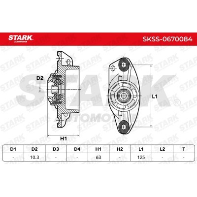 Mocowanie Amortyzatora Stark SKSS-0670084 SKSS-0670084 - foto 5