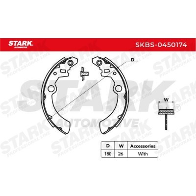 Klocki hamulcowe Stark SKBS-0450174 SKBS-0450174 - foto 6