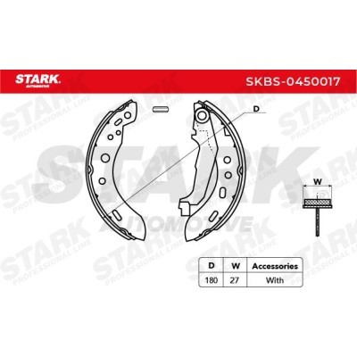 Klocki hamulcowe Stark SKBS-0450017 SKBS-0450017 - foto 4