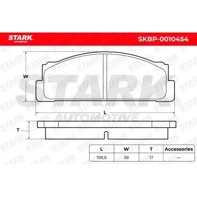Klocki hamulcowe Stark SKBP-0010454 SKBP-0010454 - foto 6