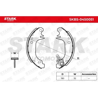 Klocki hamulcowe Stark SKBS-0450051 SKBS-0450051 - foto 3