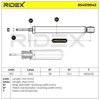 Amortyzator RIDEX 854S19042 854S19042 - foto 8