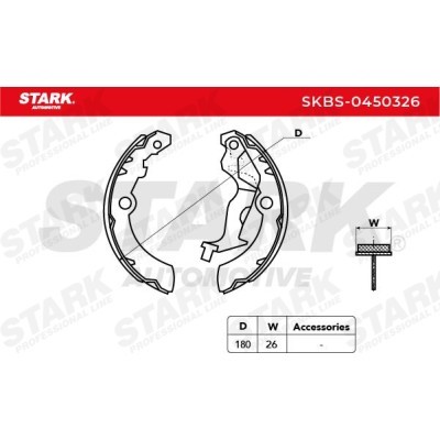 Klocki hamulcowe Stark SKBS-0450326 SKBS-0450326 - foto 5