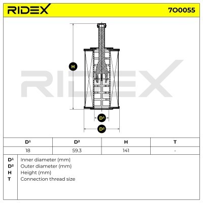 Filtr Oleju RIDEX 7O0055 7O0055 - foto 6