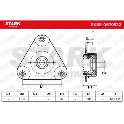 Mocowanie Amortyzatora Stark SKSS-0670522 SKSS-0670522 - foto 5