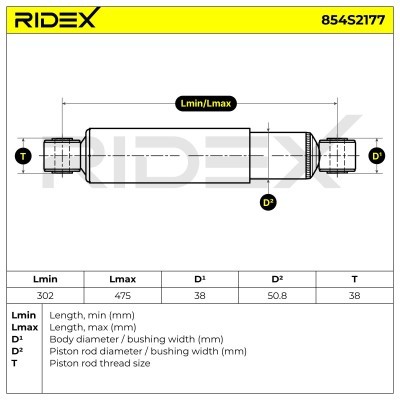 Amortyzator RIDEX 854S2177 854S2177 - foto 4