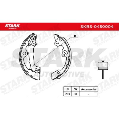 Klocki hamulcowe Stark SKBS-0450004 SKBS-0450004 - foto 3