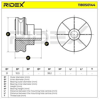 Mocowanie Amortyzatora RIDEX 1180S0144 1180S0144 - foto 6