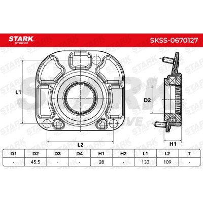 Mocowanie Amortyzatora Stark SKSS-0670127 SKSS-0670127 - foto 5