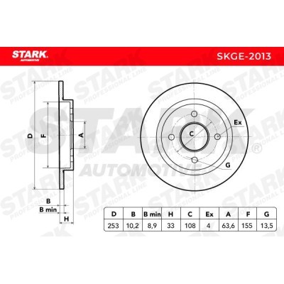 Tarcza hamulcowa Stark SKGE-2013 SKGE-2013 - foto 7