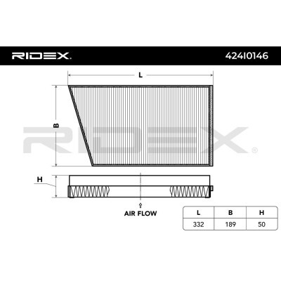 Filtr Kabinowy RIDEX 424I0146 424I0146 - foto 5