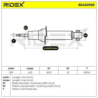 Amortyzator RIDEX 854S0169 854S0169 - foto 8