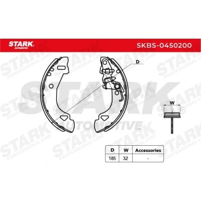 Klocki hamulcowe Stark SKBS-0450200 SKBS-0450200 - foto 3