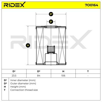 Filtr Oleju RIDEX 7O0164 7O0164 - foto 6